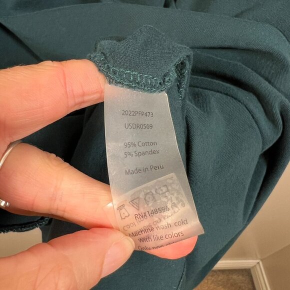 Universal Standard Halie T-shirt Dress Size Small 14/16 Green Minimal Comfy - Picture 8 of 8